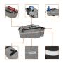 XL196 Outdoor Sports Travel Bike Bags Fashion Large Capacity Bicycle Rear Seat Tail Bag Anti Water Cycling Accessories Organiser