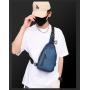 KBW046 New USB Phone Bag  PU Men Chest Bag Customized Waterproof Outdoor Traveling Messenger Shoulder Bag For Boy