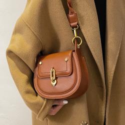 new western style small bag women's trendy fashion all-match retro messenger net red one-shoulder saddle