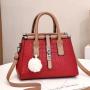 leather crossbody bags for women wholesale women handbags Girl Zipper Square Bag With Pom Pon Lock Clasp Luxury