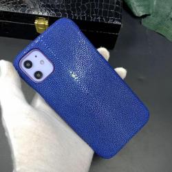 2023 Luxury Stingray Skin Mobile Phone Cases Shockproof Cell Phone De Leather Back Cover For Mini Iphone 12 13 14 Pro Max
