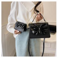 HR327 New Tote Butterfly Shaped Two Sets Bag PU Magnetic Buckle Handheld One Shoulder Crossbody Women's Bag Ladies Handbag Sets