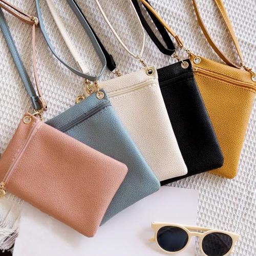 Low Price Lychee Pattern Phone Bag 2023 Ladies Handbag Women's Single Shoulder Crossbody Bag