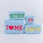 Keymay Wholesale Waterproof Nylon Zipper Pouch Custom  Embroidery Cosmetic Bag For Women Make-up Bag