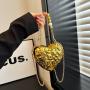 Acrylic Love Fashion Versatile Banquet Bag