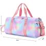 Gelory Sports Gym Bag Sport Gym Bag Women Travel with Shoe Compartment Wet Pocket Sports Duffels Gym Bag Outdoor Totes
