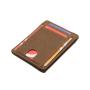 Multicfuntinal men wallet with zipper pocket leather card holder wallet