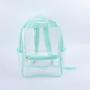 Keymay New Arrival High Quality Candy Color Large Capacity Clear PVC Waterproof Rucksack Girl Backpack Clear School Backpack