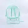 Keymay New Arrival High Quality Candy Color Large Capacity Clear PVC Waterproof Rucksack Girl Backpack Clear School Backpack