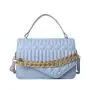 Chain Handbag Women's 2024 Fashion Retro Embossed Lingge Small Square Bag Women's One Shoulder Messenger Bag