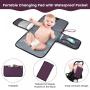 LOVEVOOK 2023 Durable Waterproof Quilted Baby Bag with Changing Pad & Pacifier Holder travel mommy diaper bag Maternity backpack