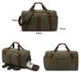Wholesale Large Canvas overnight duffle bag with Shoe Compartment Gym Travel Canvas sports fitness bag storage bag for men