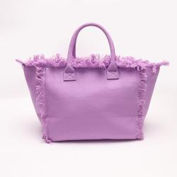 Keymay 6 Colors New Arrival Wholesale Women Fashion Beach Handbags Large Waterproof Tassel Canvas Tote Bag