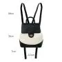 New design Small Backpack school bags Fashion casual Canvas bag PU splicing Backpack bag for women