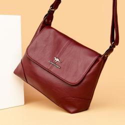 Factory Direct Sale Women Messenger Bags Good Quality Soft PU Leather Shoulder Crossbody Bags for Women