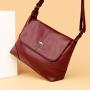 Factory Direct Sale Women Messenger Bags Good Quality Soft PU Leather Shoulder Crossbody Bags for Women