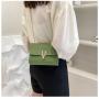 2023 New Small Square Diamond Lattice Bag Pu Solid Zipper Fashion Single Shoulder Messenger Bag With Chain Ladies Handbag