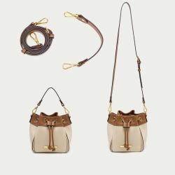 2024 Custom Genuine Leather The Drawstring Bucket Bag For Women Crossbody Purse