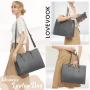 LOVEVOOK Wholesale 2024 New Arrival Fashion Design Pu Leather Ladies Bags Handbag Set Shoulder Crossbody Luxury Women Hand Bags