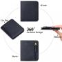 KBW666 Toughergun Women Rfid Blocking Small Compact Bifold Luxury Genuine Leather Pocket Wallet Ladies Mini Purse with ID Window