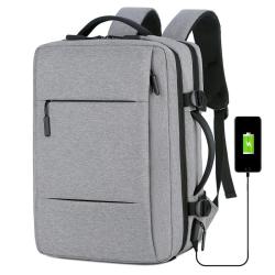 Hot Selling 17-Inch Oxford Travel Laptop Backpack Waterproof Multi-Layer Expandable Custom Logo for Computer Bag