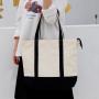 KBW565 Wholesale Customised Ladies Canvas Bags Women Large Capacity Tote Bags Students Travel Shopping Shoulder Bags
