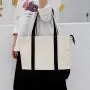 KBW565 Wholesale Customised Ladies Canvas Bags Women Large Capacity Tote Bags Students Travel Shopping Shoulder Bags