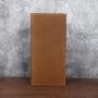 High Quality Vintage long leather wallets for men crazy horse leather bifold wallet Card Slots Bag Cash Clip Wallets For man