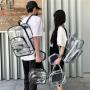 KBW657 Hot Sale Large Capacity PVC Transparent Shoulders Backpack High Quality Travel Universal Waterproof Student Schoolbag