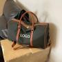 Personalized Logo Weekender Trip Travel Duffel Bag Large Capacity Crossbody Overnight Bag for Women