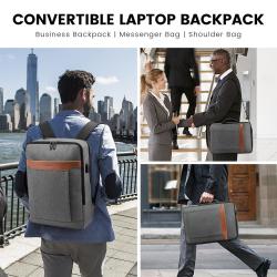LOVEVOOK 2023 custom Multi-function 3 in 1 Men's Messenger Bag Business Briefcases fit 15.6 Travel Office Laptop bags backpacks