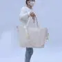 Keymay Wholesale Custom School Work Travel Bag Crossbody Tote Bag Nylon Tote Bags for Women Handbag Tote Purse
