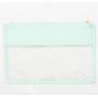 2022 Keymay Transparent Bag Women Pink Color Cosmetic Beach Bag Clear Make Up Bag
