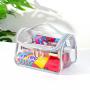 PVC transparent waterproof large capacity wash storage bag portable cosmetic bag