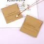 High End Emboss Microfiber Envelope Necklace Earring Storage Bag Envelope Jewelry Microfiber Dust Pouch