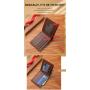 Men's Fashion Casual Litchi Soft Wallet New Multi-Card Large Capacity Small Wallet with Open Closure Waterproof Feature