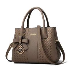 Bolsos Demuj 2021fashion Girl Purses Trendy Long Strap Fashion Handbag Bucket Knitted PU Hand Bags Handbags For Women Luxury