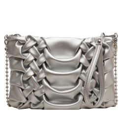 HR622 Women's Bag New Fashion Design PU Weaving Crossbody Bag Ladies Luxury Shoulder Daily Pairing Girls' Retro Square Bag