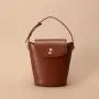 Luxury Women Shoulder Bags PU Leather Customize Logo Ladies Bucket Bags Handbags For Girls