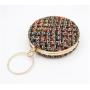 New arrival chain shoulder party purse designer handbags box clutches ladies round evening bag clutch bags for women pochette femme