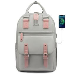 LOVEVOOK 15.6 17in fashion elegant ladies bags school bag large-capacity backpack casual computer laptop backpacks bag for women