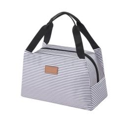 Gelory Portable Lunch Bag Reusable Polyester Insulated Lunch Tote Bag For School Office Work Travel
