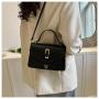 2024 Spring square bags women handbags ladies luxury shoulder leather bag solid color pu leather designer bags wholesale