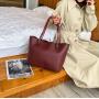 OEM903 New Fashion Women Bags Large-capacity Tote Bag Textured Western-style Women Handbag Female Leather Shoulding Bags