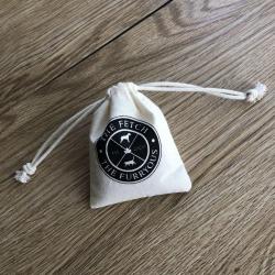 Custom Logo Muslin Cotton Drawstring Packaging Bag Natural Gift Packaging Pouch