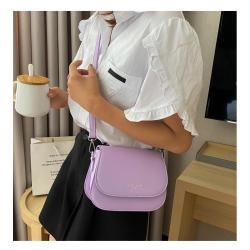ZR285 Women's Crossbody Saddle Bag 2023 New Girl Summer Simple Solid Color Fashion Trend Fashionable One Shoulder Bag