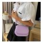 ZR285 Women's Crossbody Saddle Bag 2023 New Girl Summer Simple Solid Color Fashion Trend Fashionable One Shoulder Bag