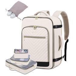LOVEVOOK high quality large 40L carry on flight approved bags women men custom expandable travel laptop backpack for business