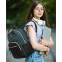 High quality LOVEVOOK quilted bags new waterproof student outdoor backpack bag for girls 15.6 17in large travel laptop backpacks