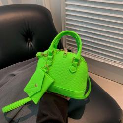 Candy Color Female 2024 New Fashion Retro Tote Shell Bag Casual Single Shoulder Crossbody Bag Female
